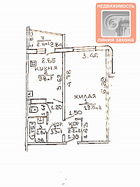 1 к. кв-ра, ул. Карла Маркса, д. 23, г. Речица ID: 99594